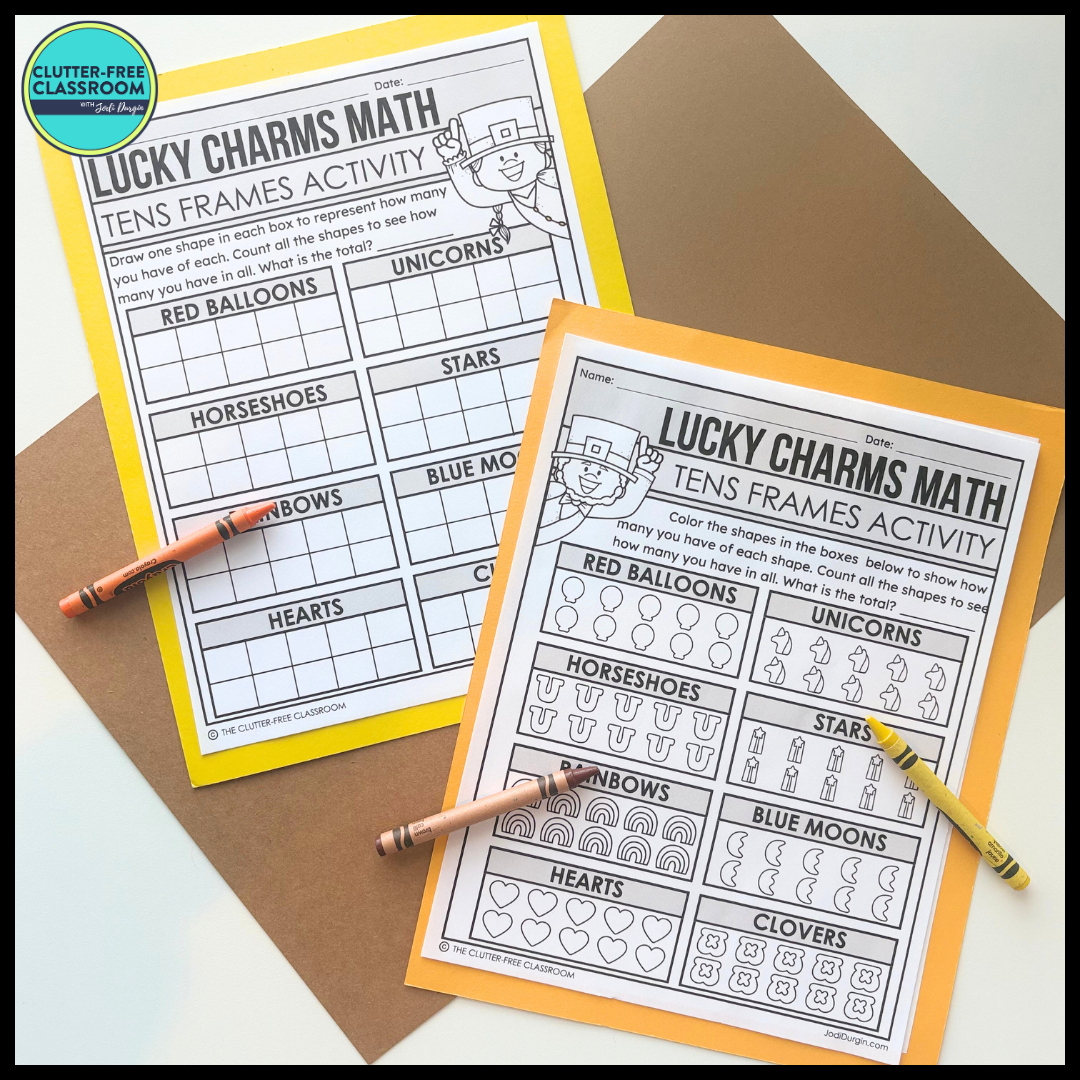 St. Patrick's Day math activities