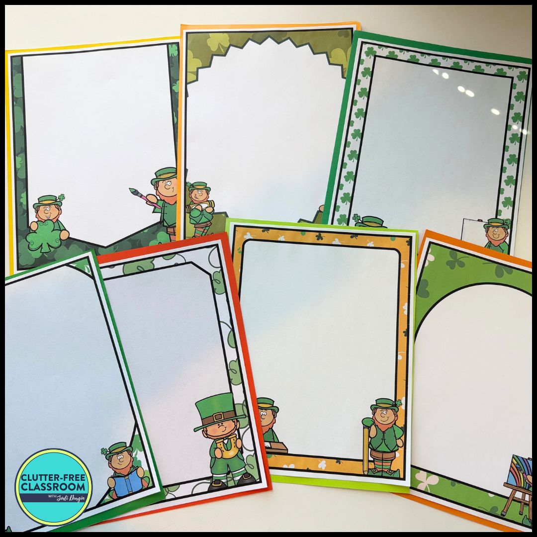 St. Patrick's Day letter paper