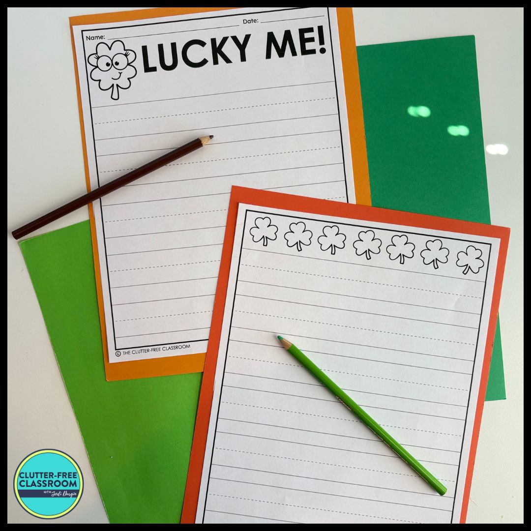 St. Patrick's Day writing printables