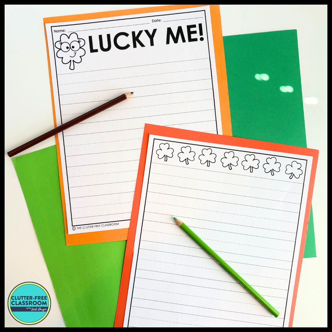 St. Patrick's Day writing activity