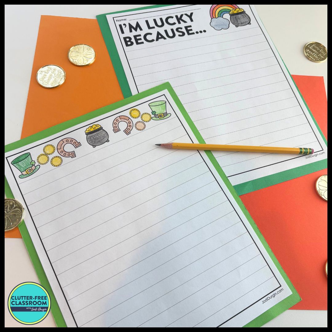 St. Patrick's Day writing activity