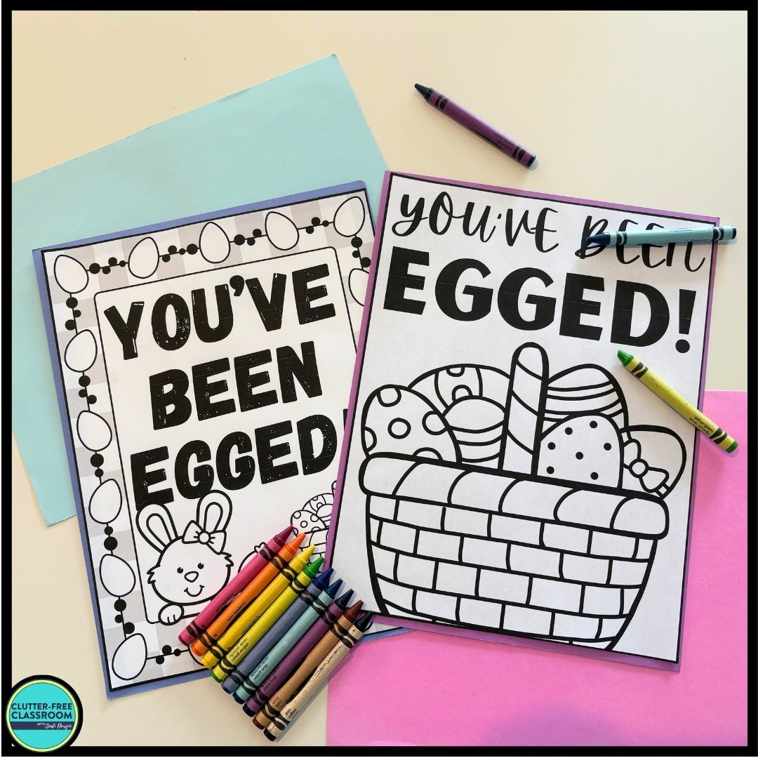 You've Been Egged printables