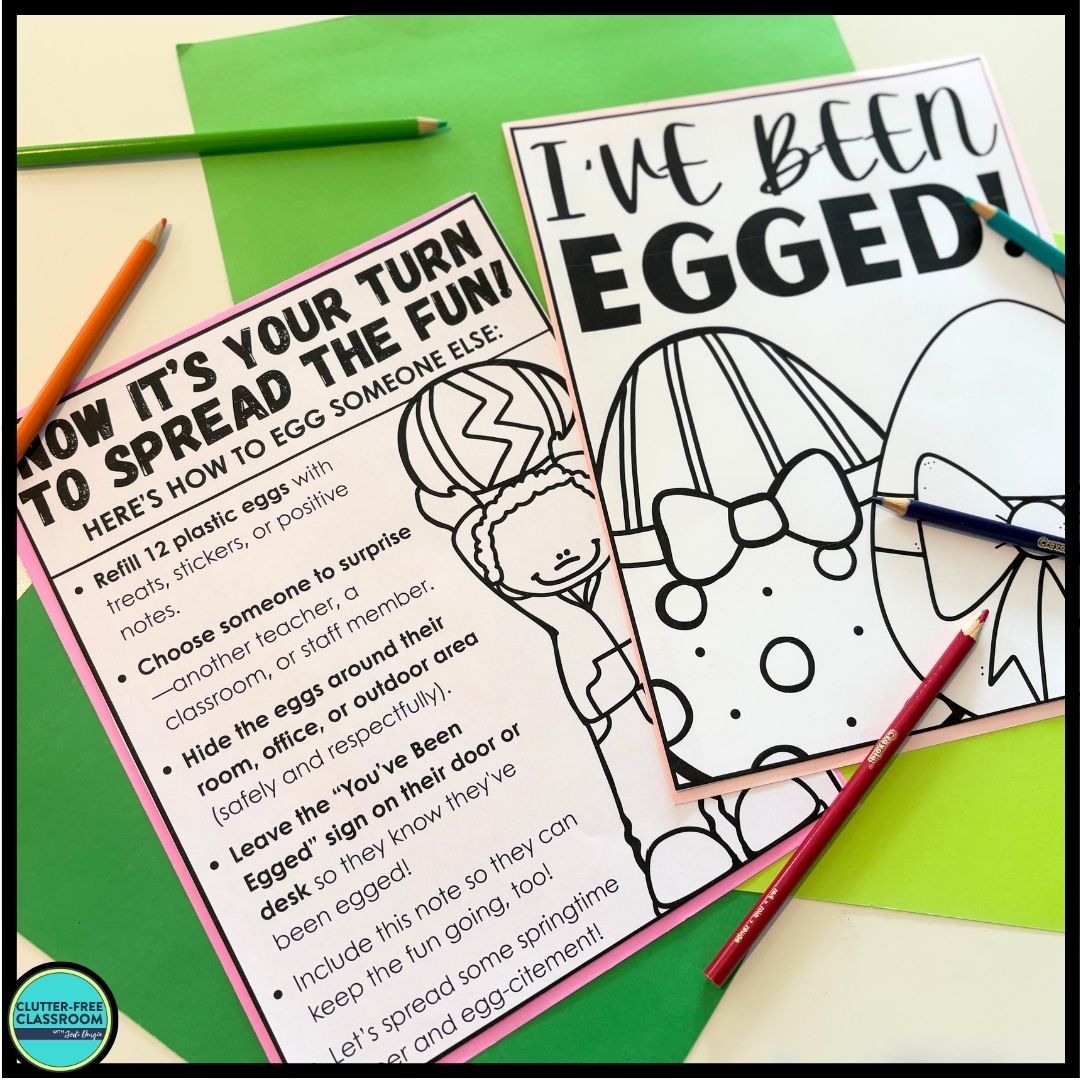 You've Been Egged printables