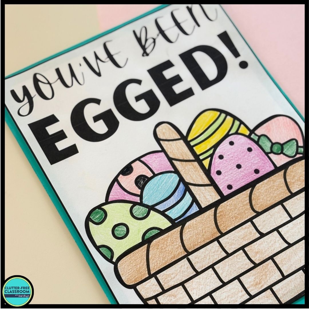You've Been Egged printable