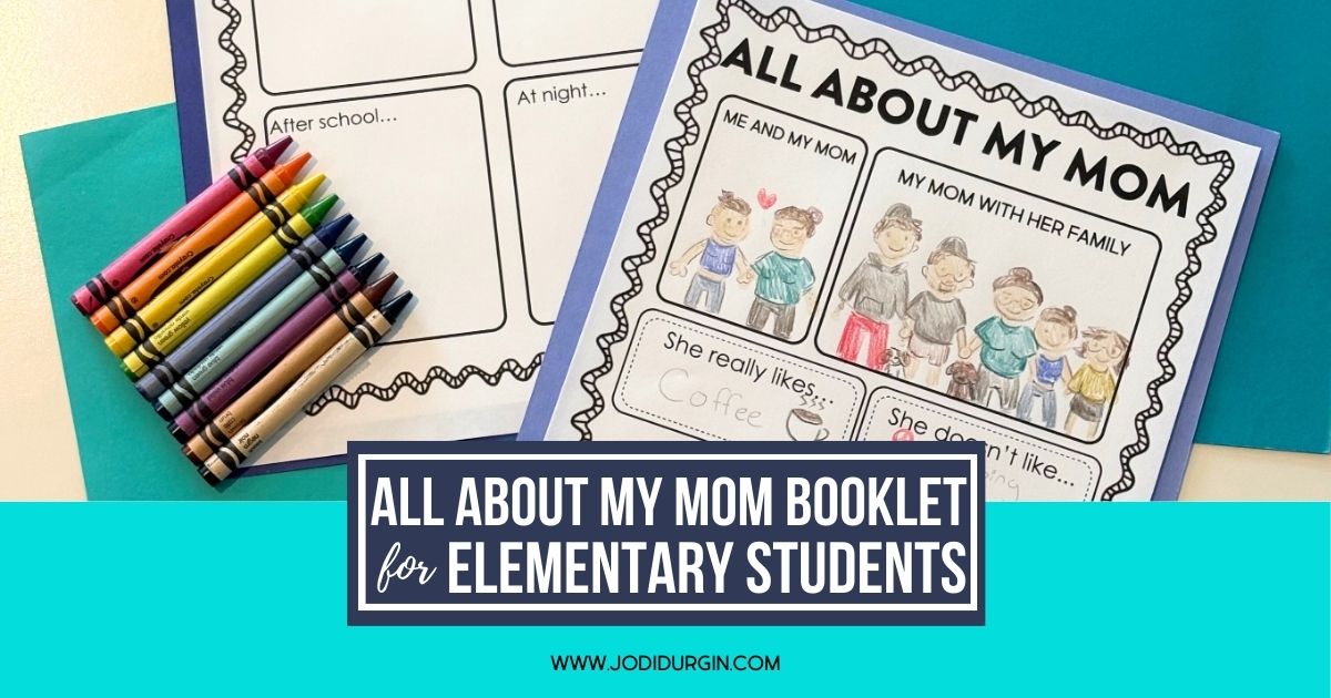 All About My Mom Booklet