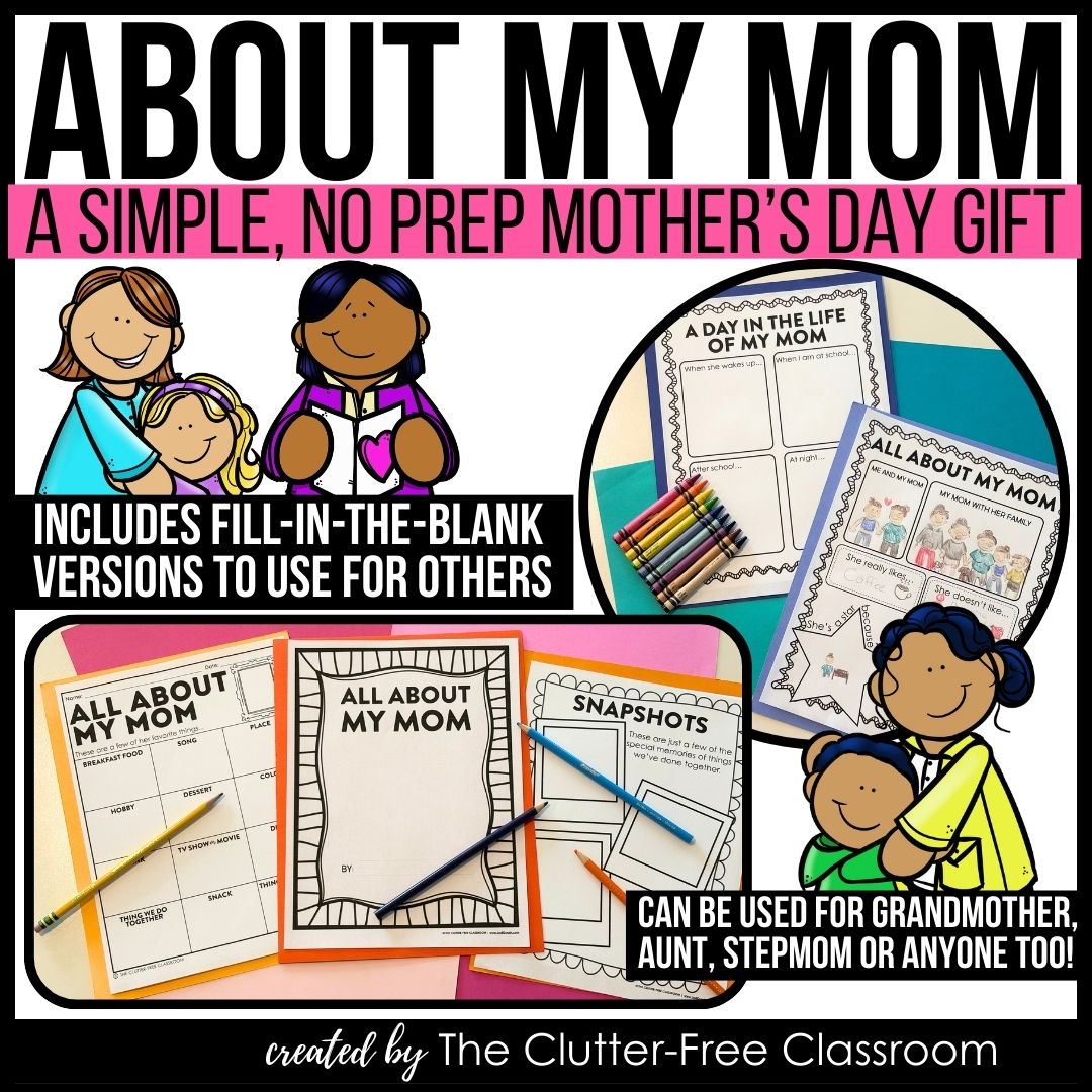 All About My Mom Booklet