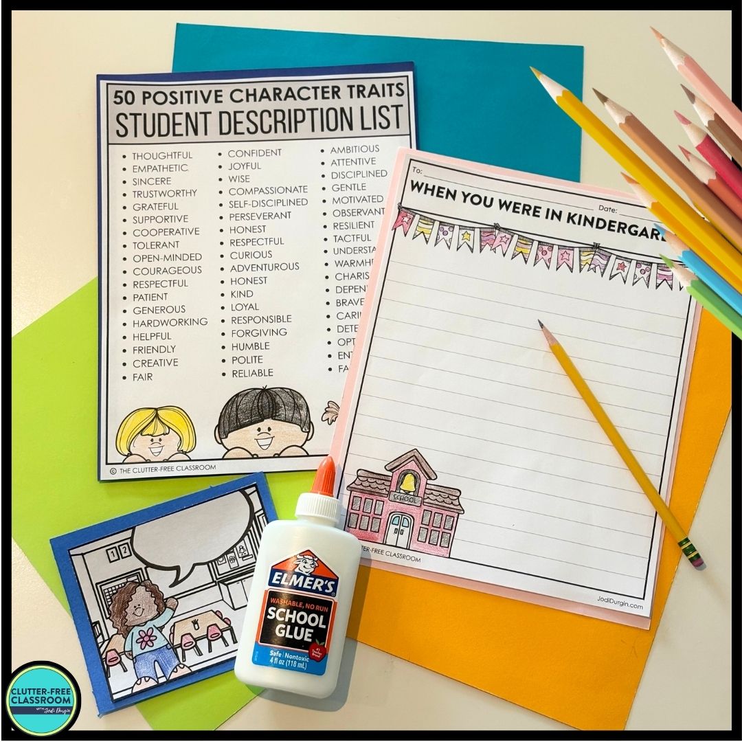 A Letter from My Teacher Activities