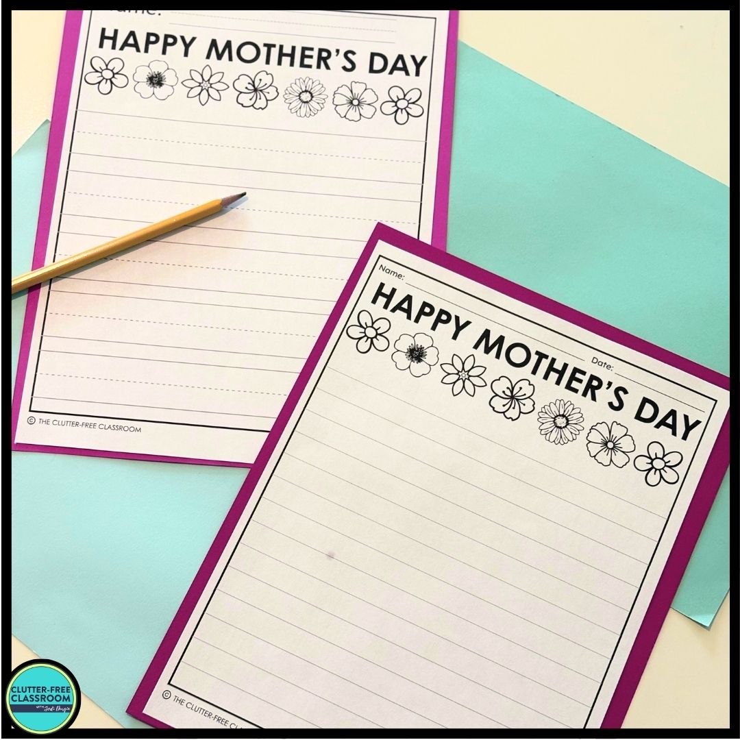 All About My Mom Booklet