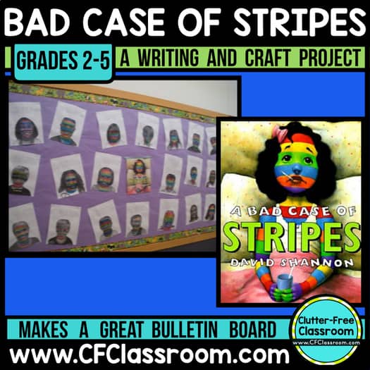 A Bad Case of Stripes writing activity