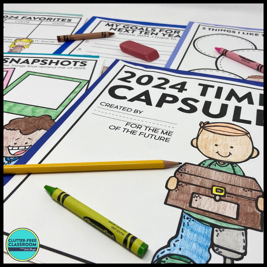 end of the year time capsule project