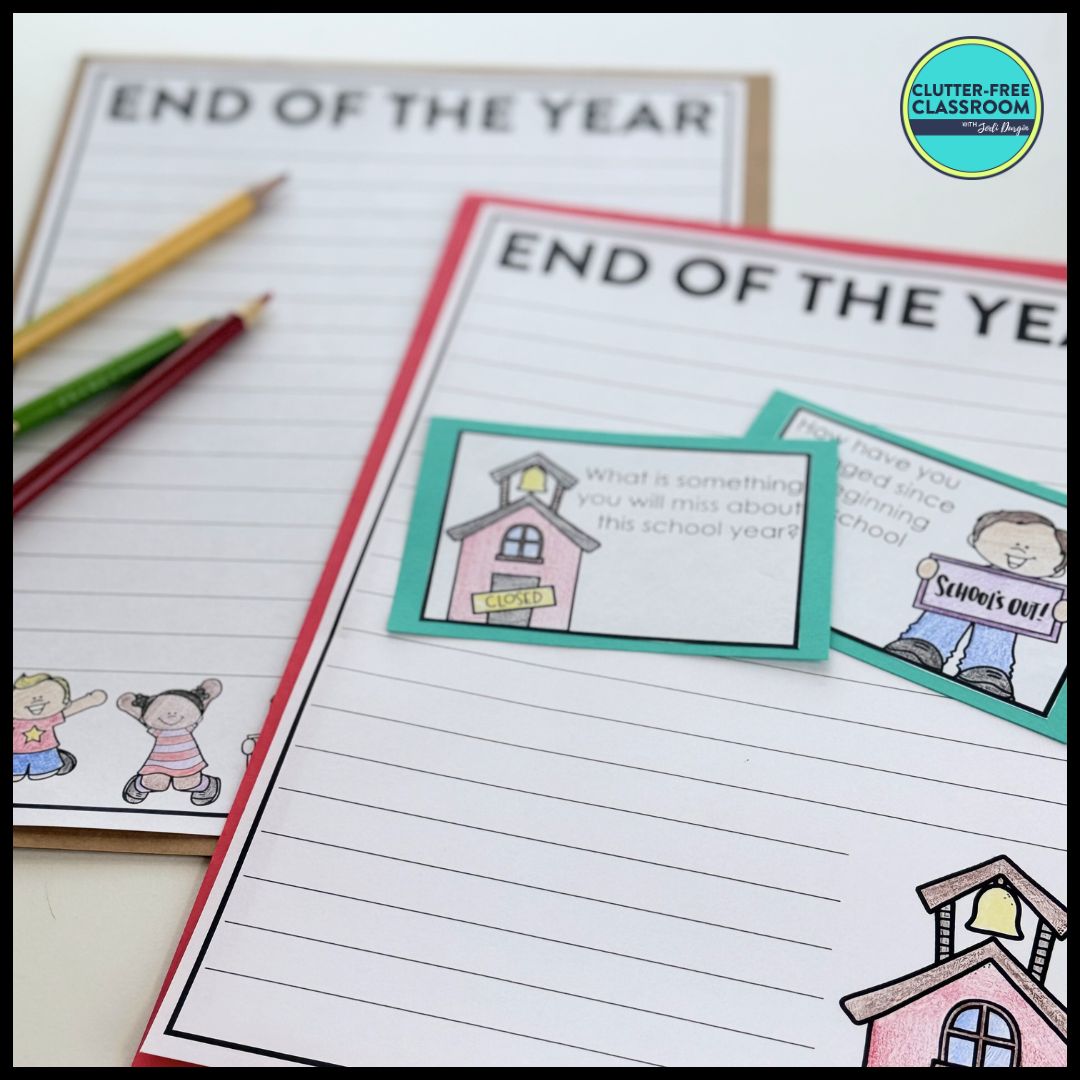 end of the year craft and writing project