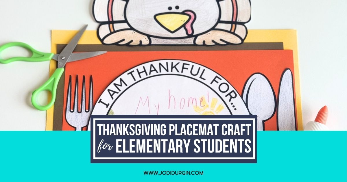 I Am Thankful Placemat