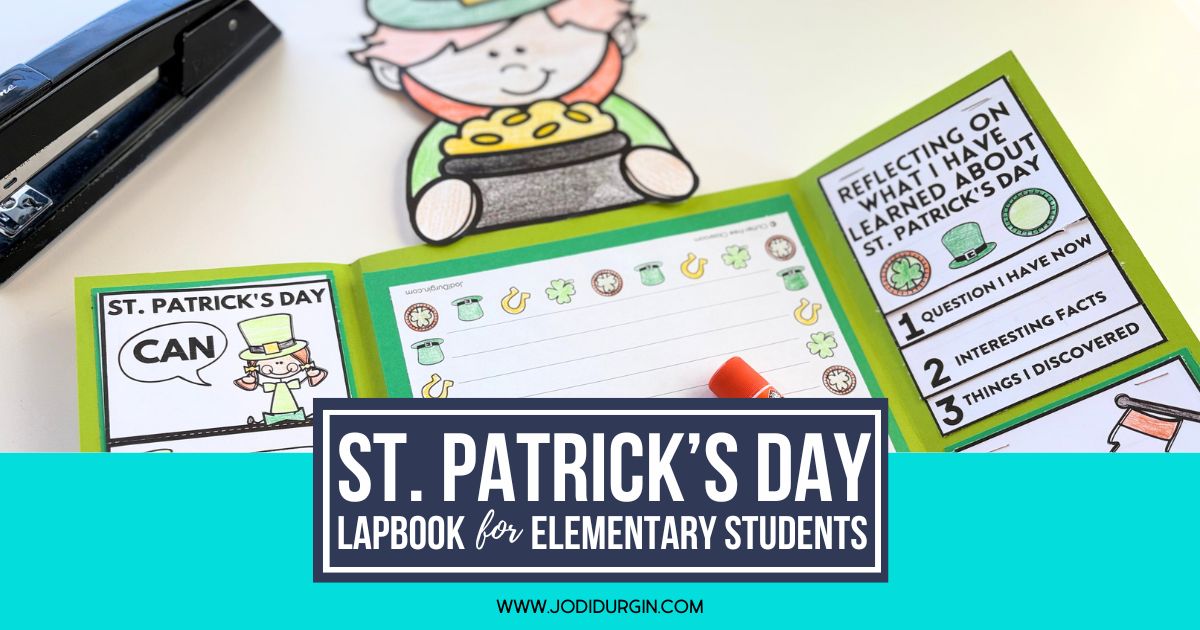 St. Patrick's Day lapbook project