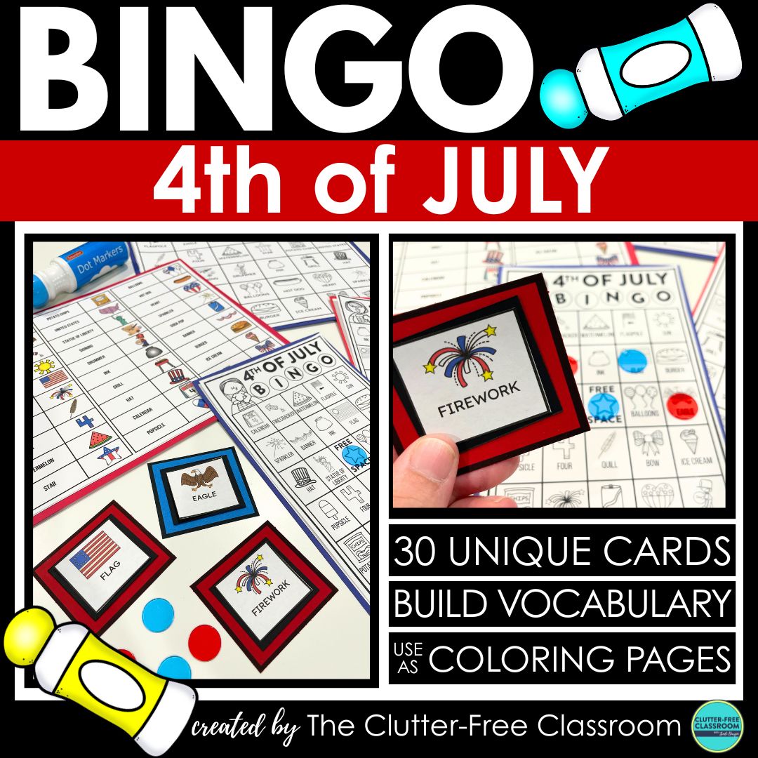 4th of July bingo activities