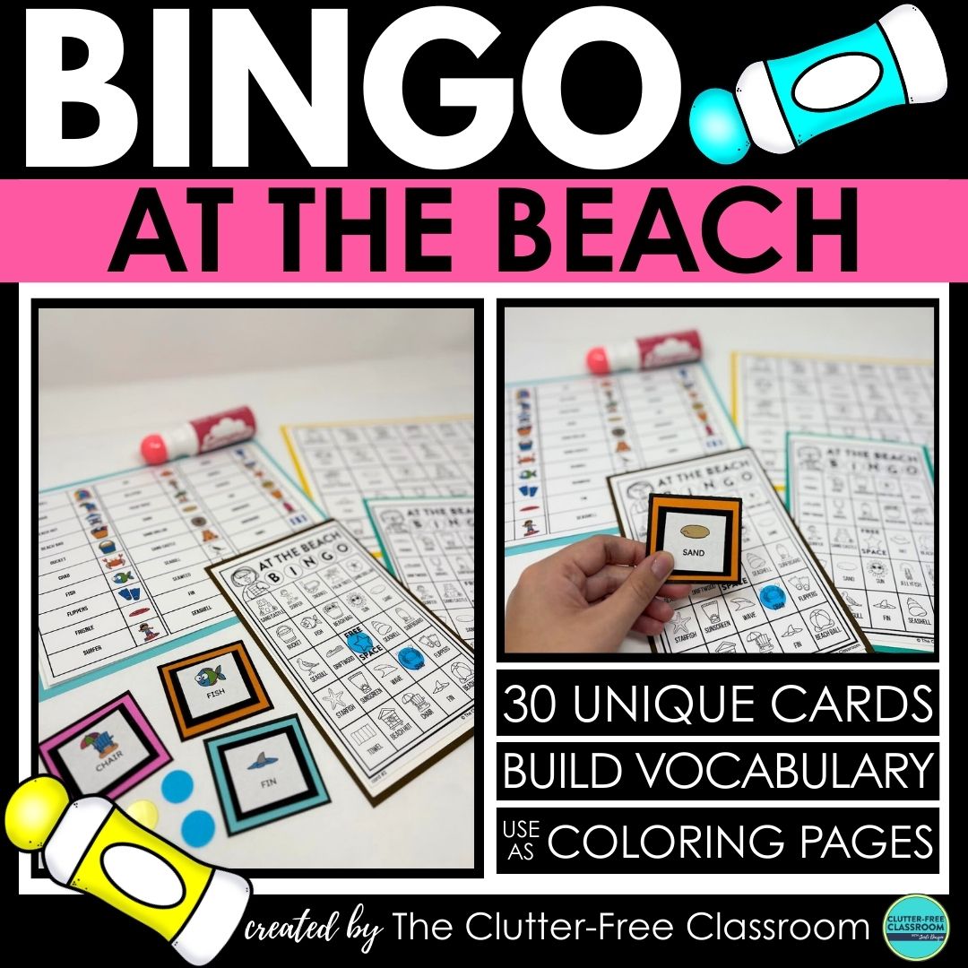 beach bingo activities