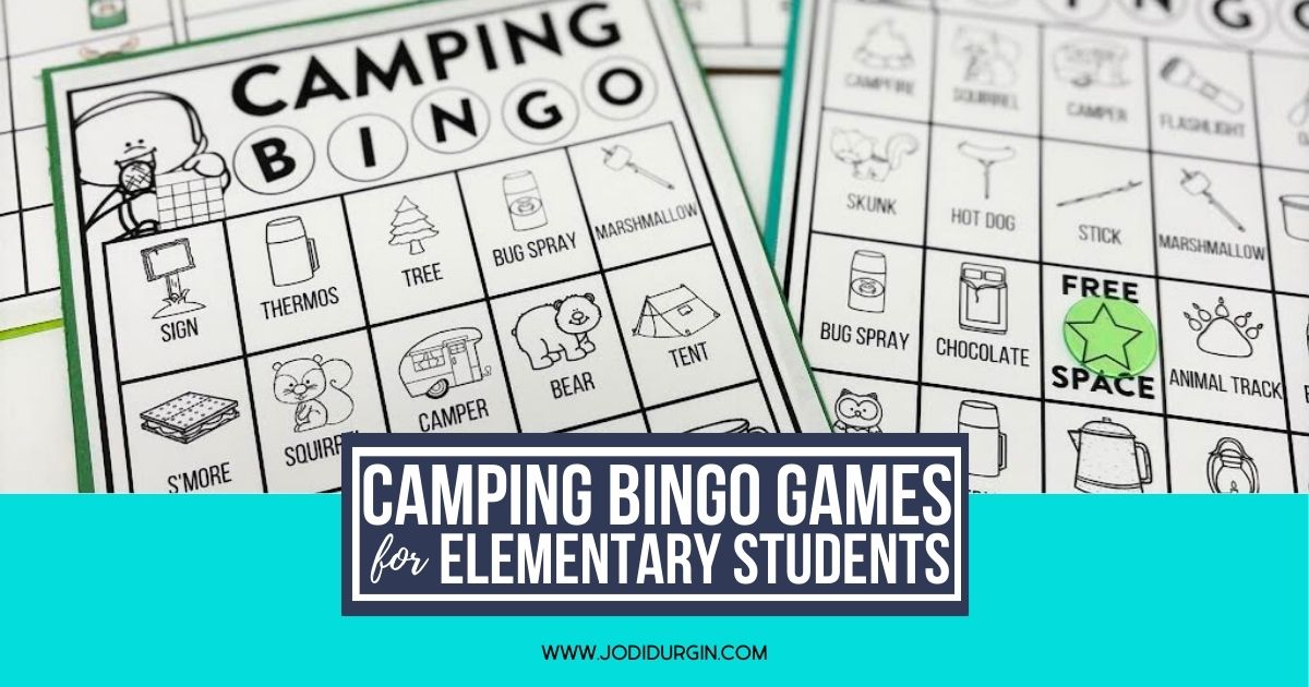 camping bingo
