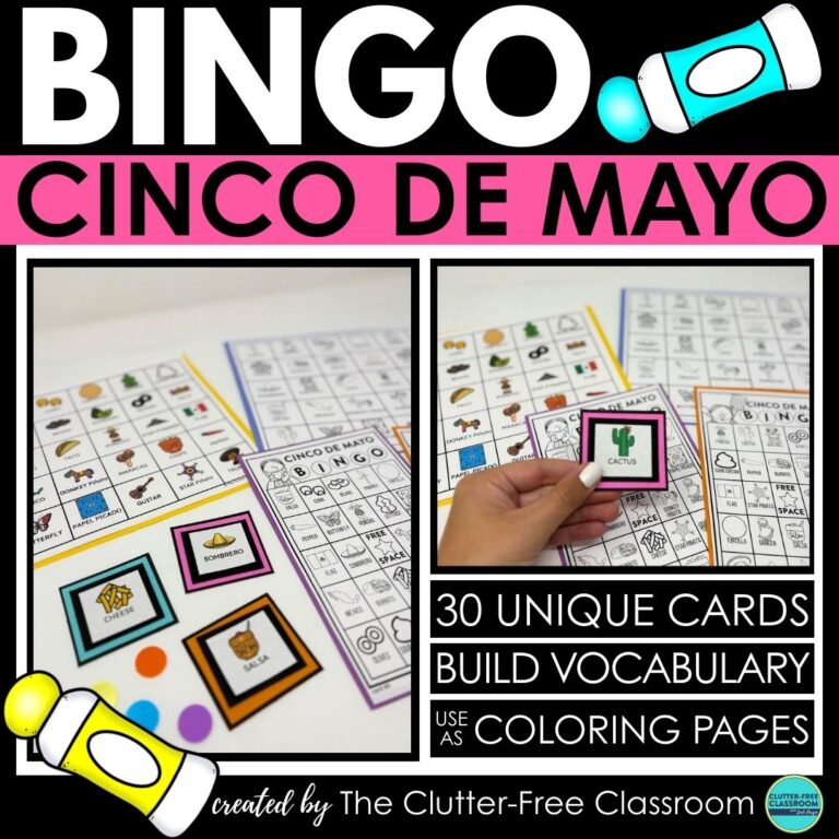 Cinco de Mayo bingo activities