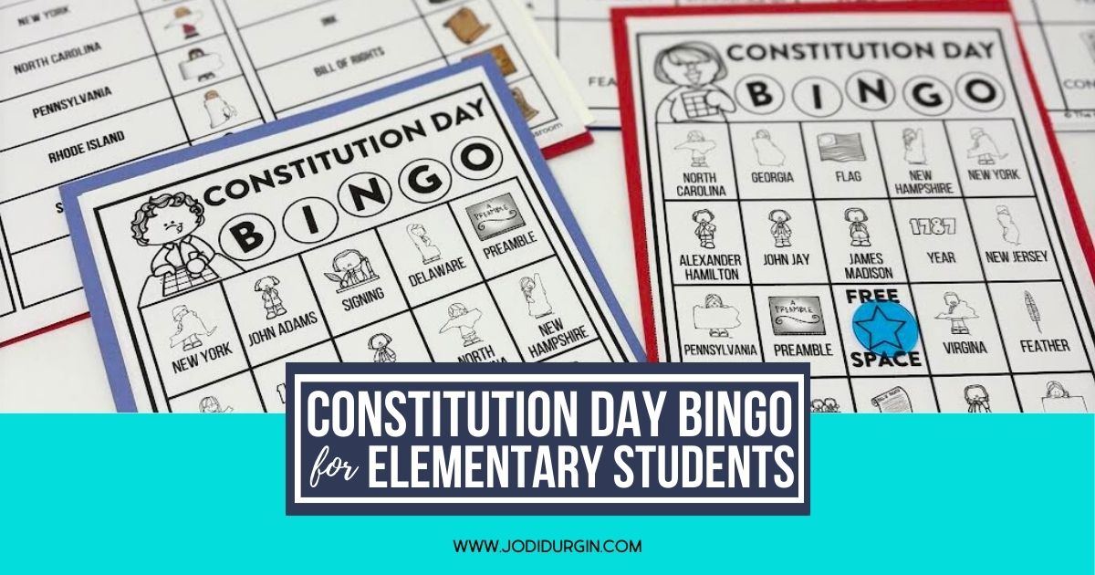 Constitution Day bingo