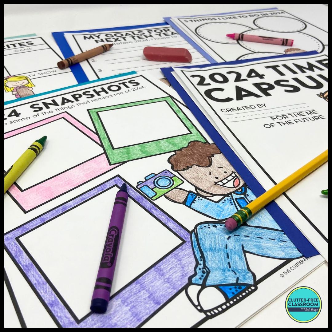 end of the year time capsule project
