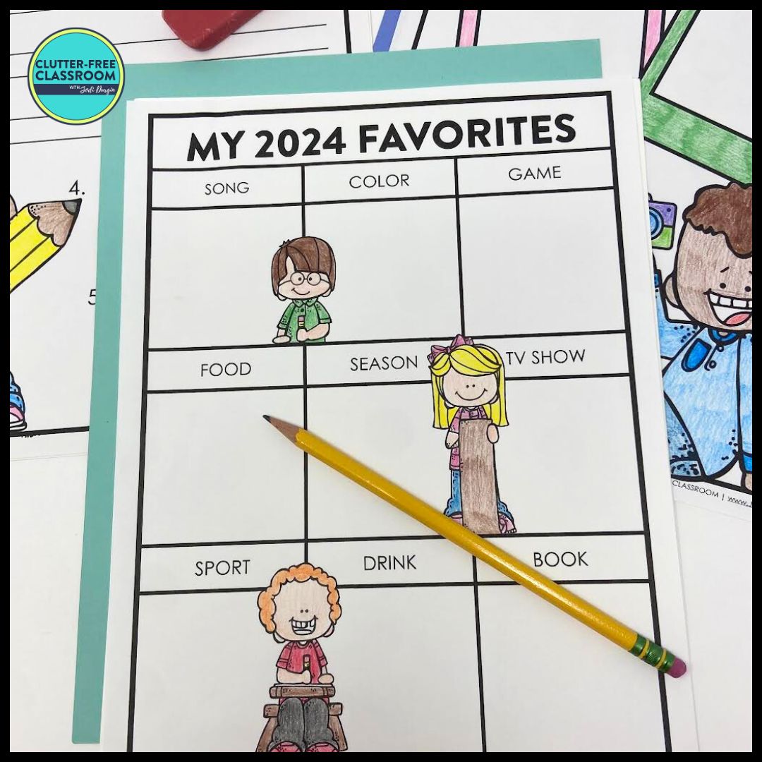 end of the year time capsule project