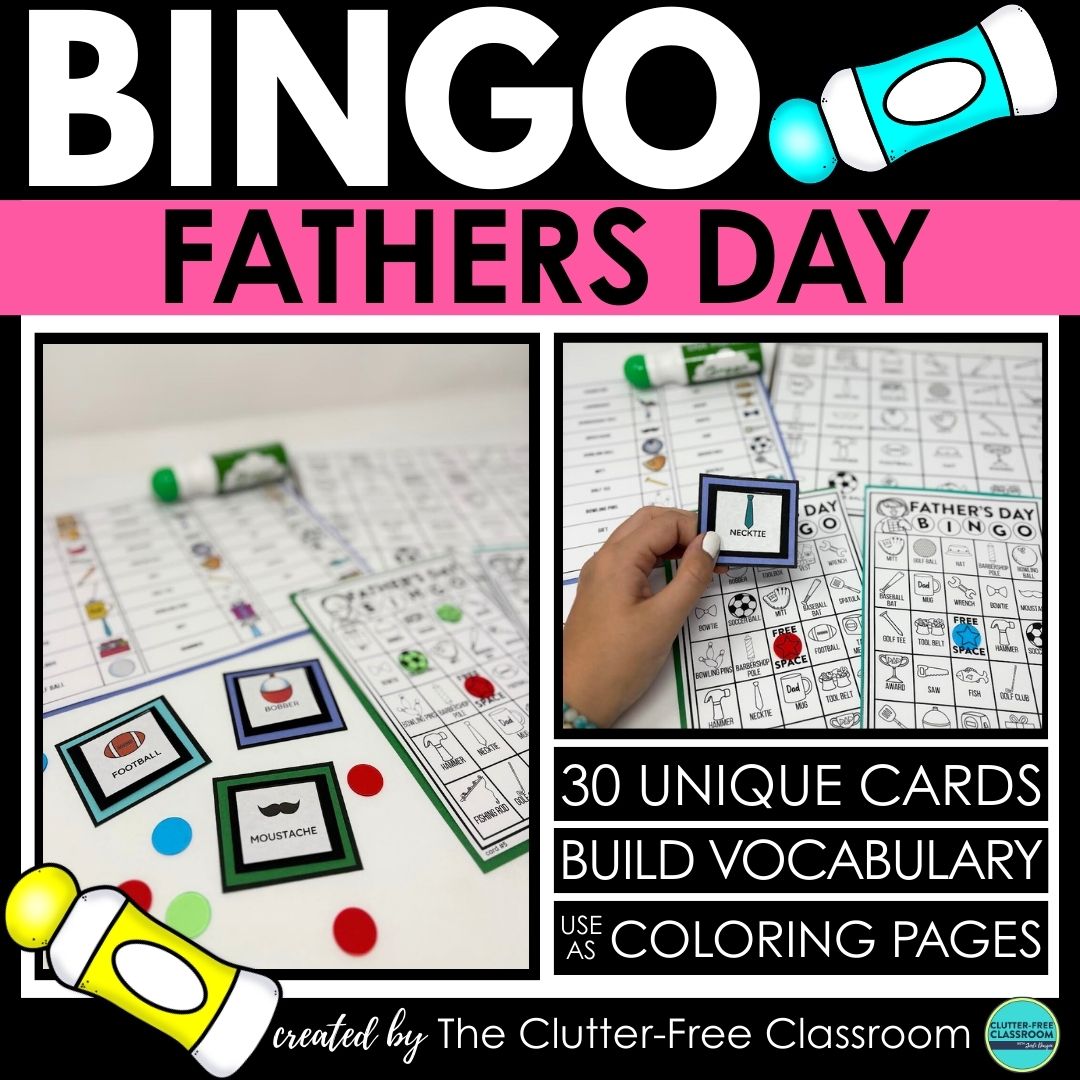 Father's Day bingo activities
