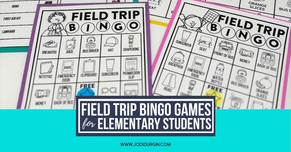field trip bingo