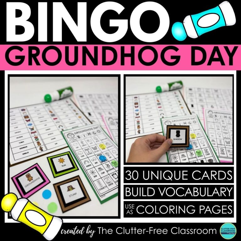 Groundhog Day bingo activities