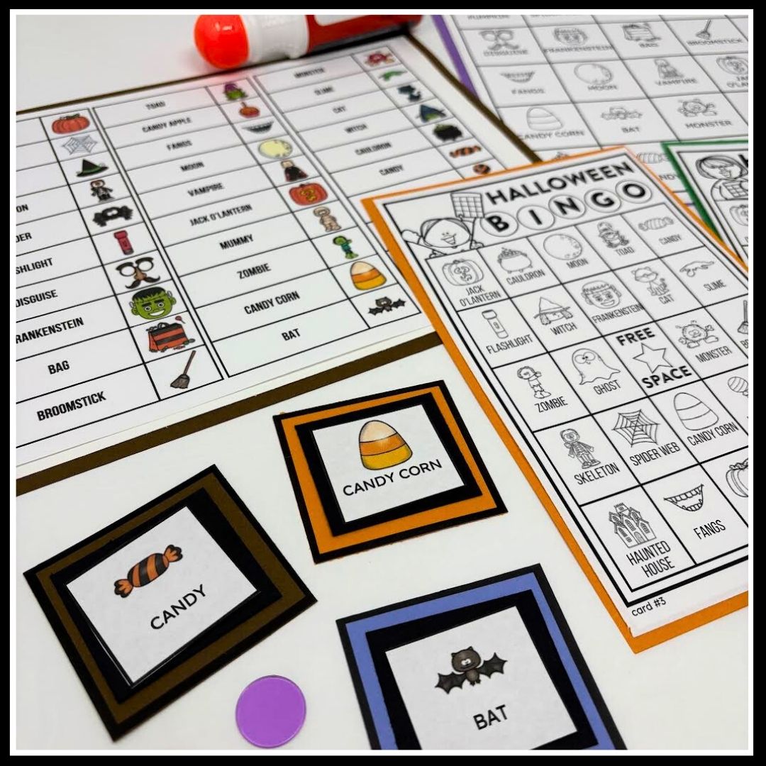 Halloween bingo activities