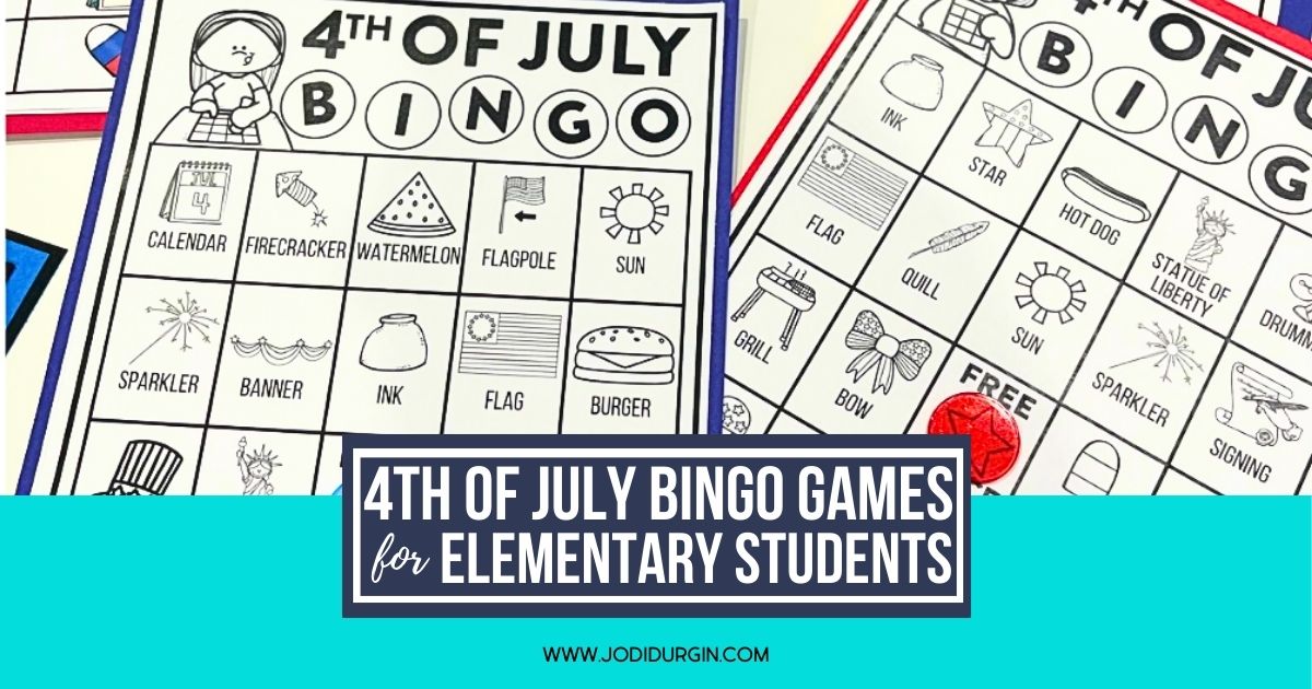 4th of july bingo