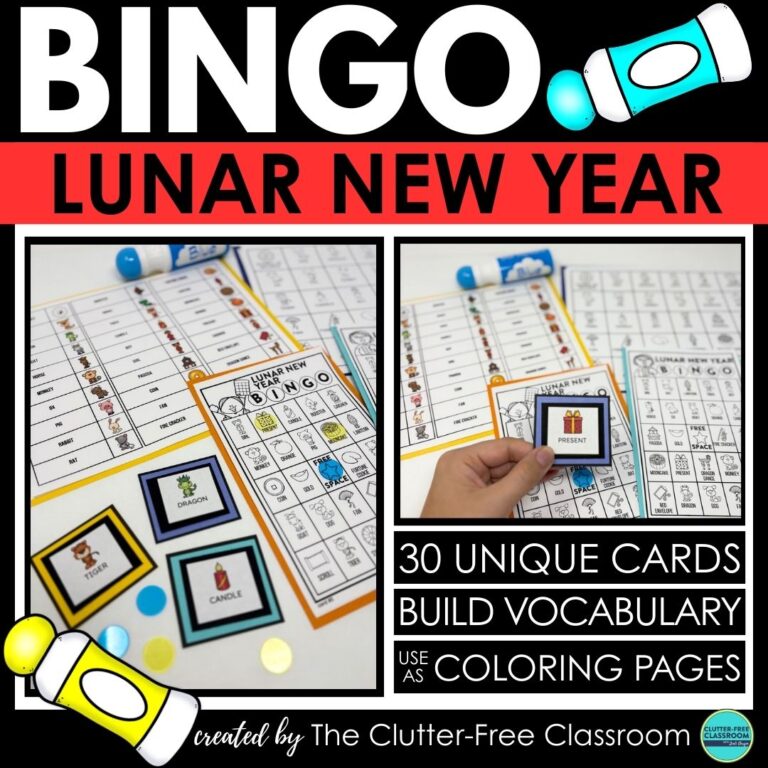 Lunar New Year bingo activities