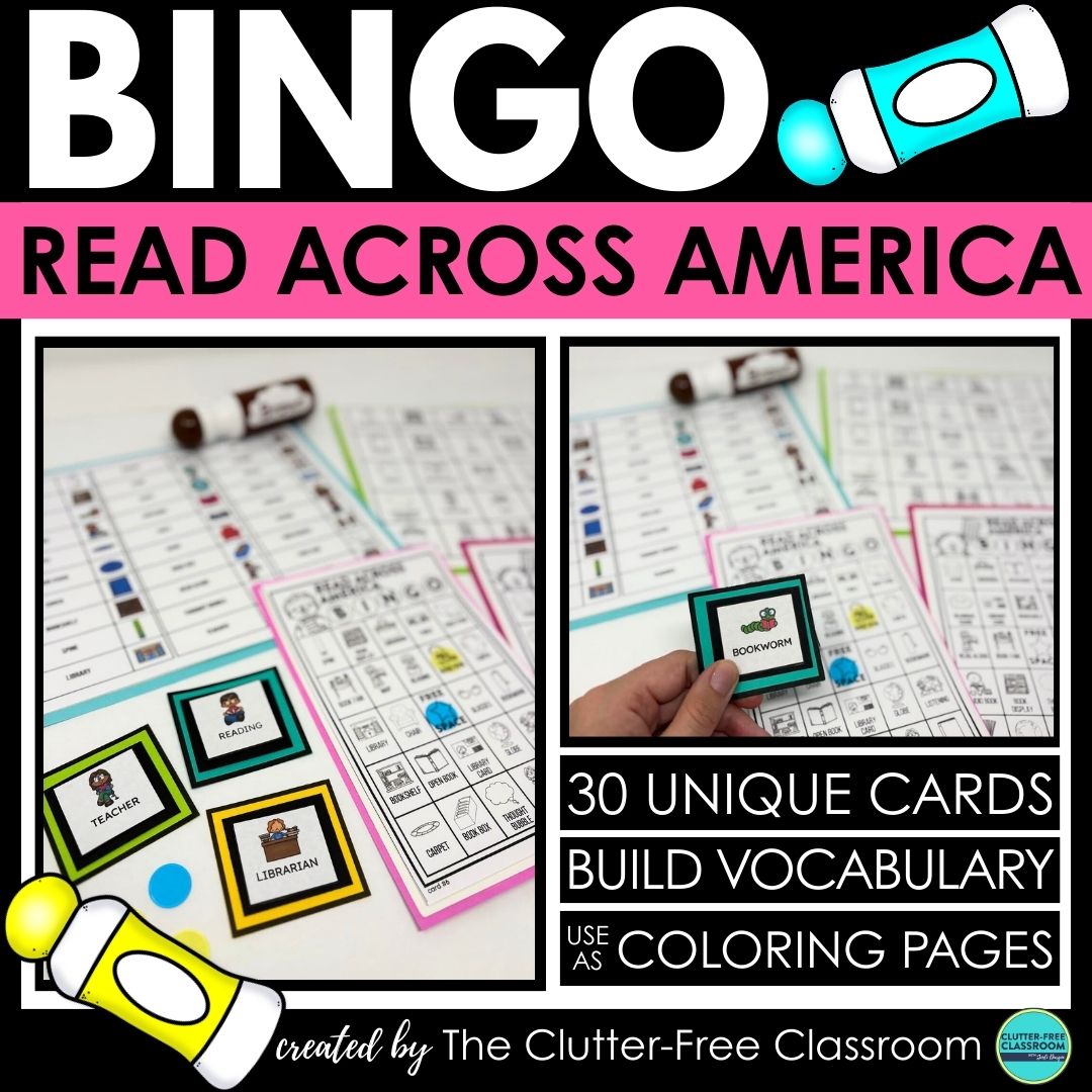 Read Across America Week bingo activities