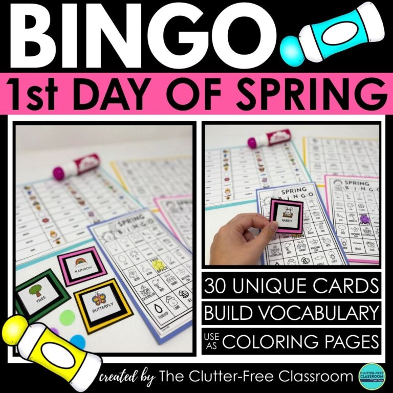 spring bingo activities