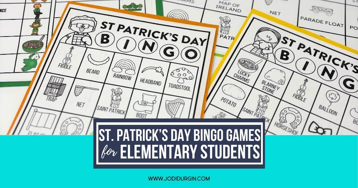 St. Patrick's Day bingo