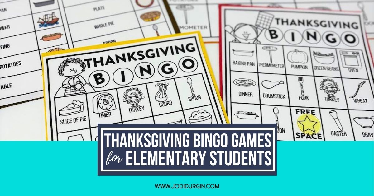 Thanksgiving bingo