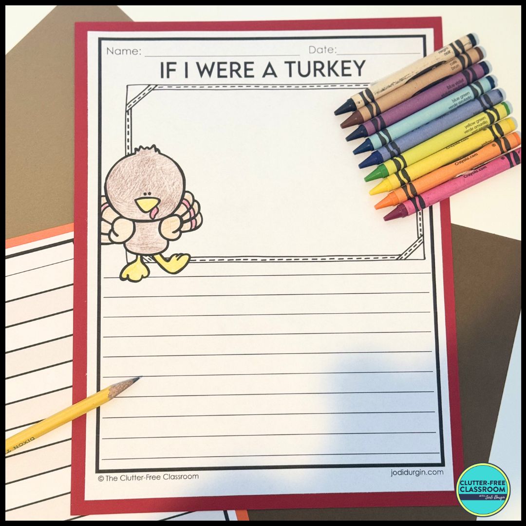 turkey writing activities