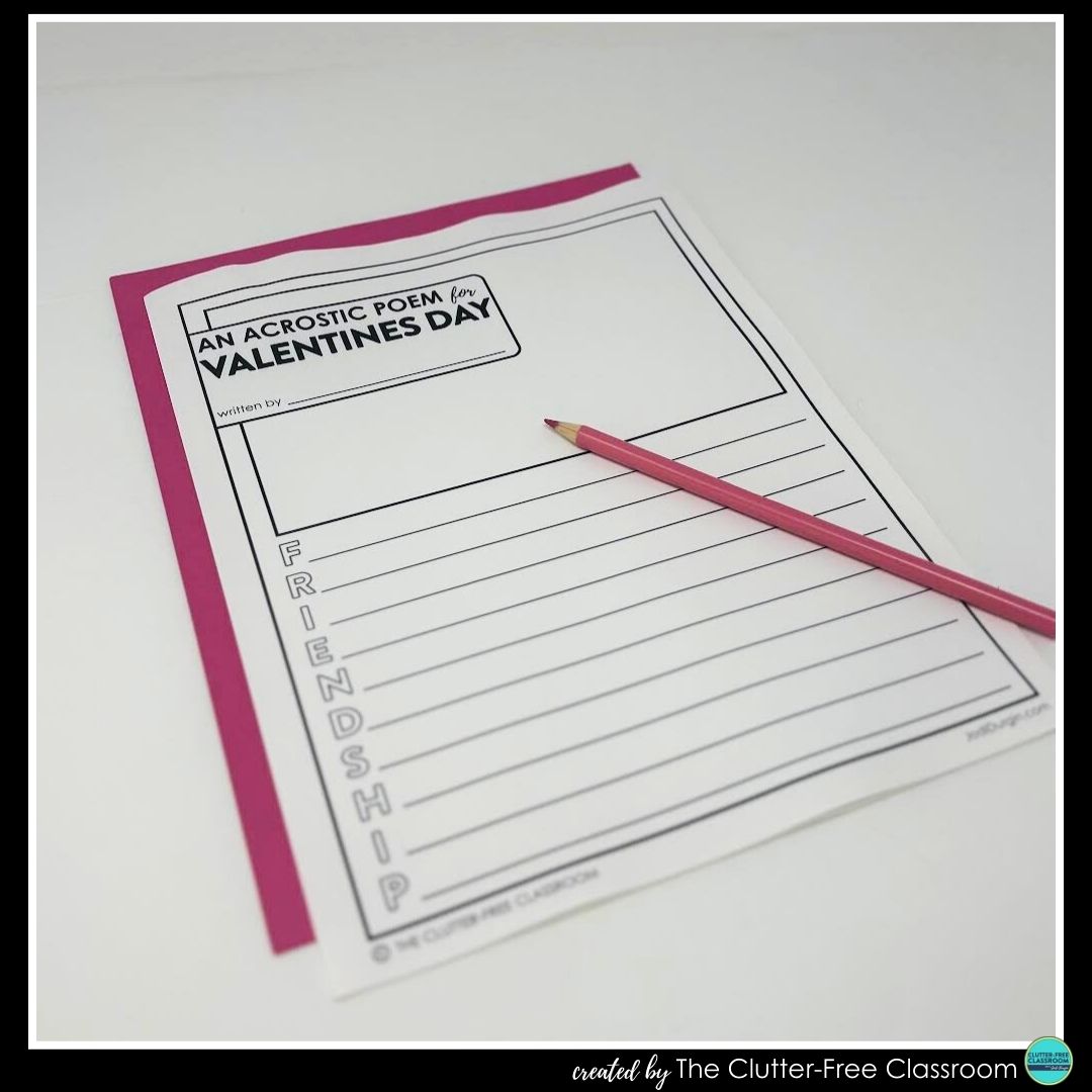 Valentine's Day acrostic poem