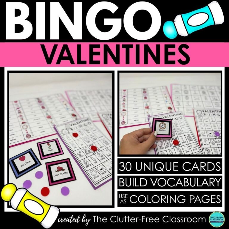 Valentine's Day bingo activities