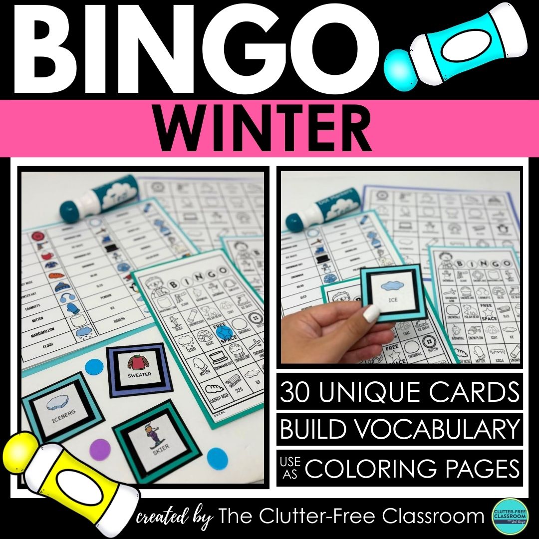 winter bingo activities