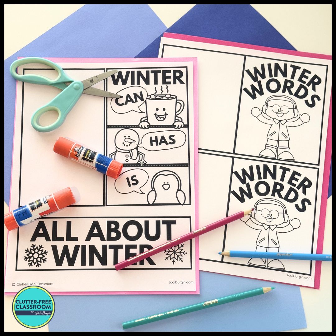 winter lapbook project