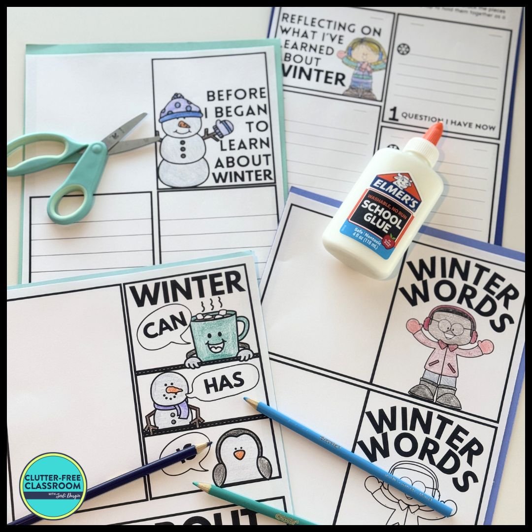 winter lapbook project