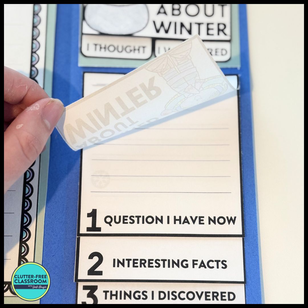 winter lapbook project