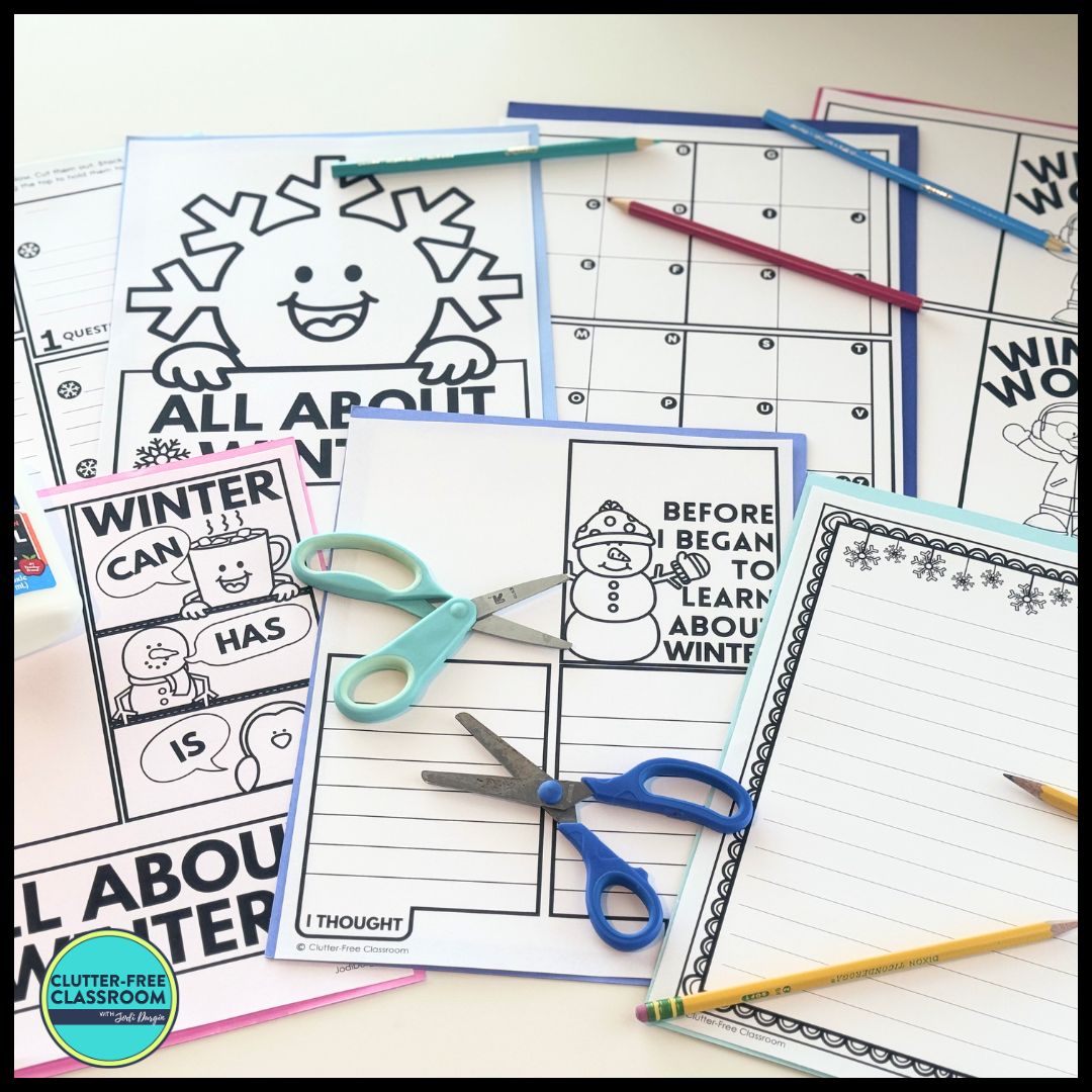 winter lapbook project