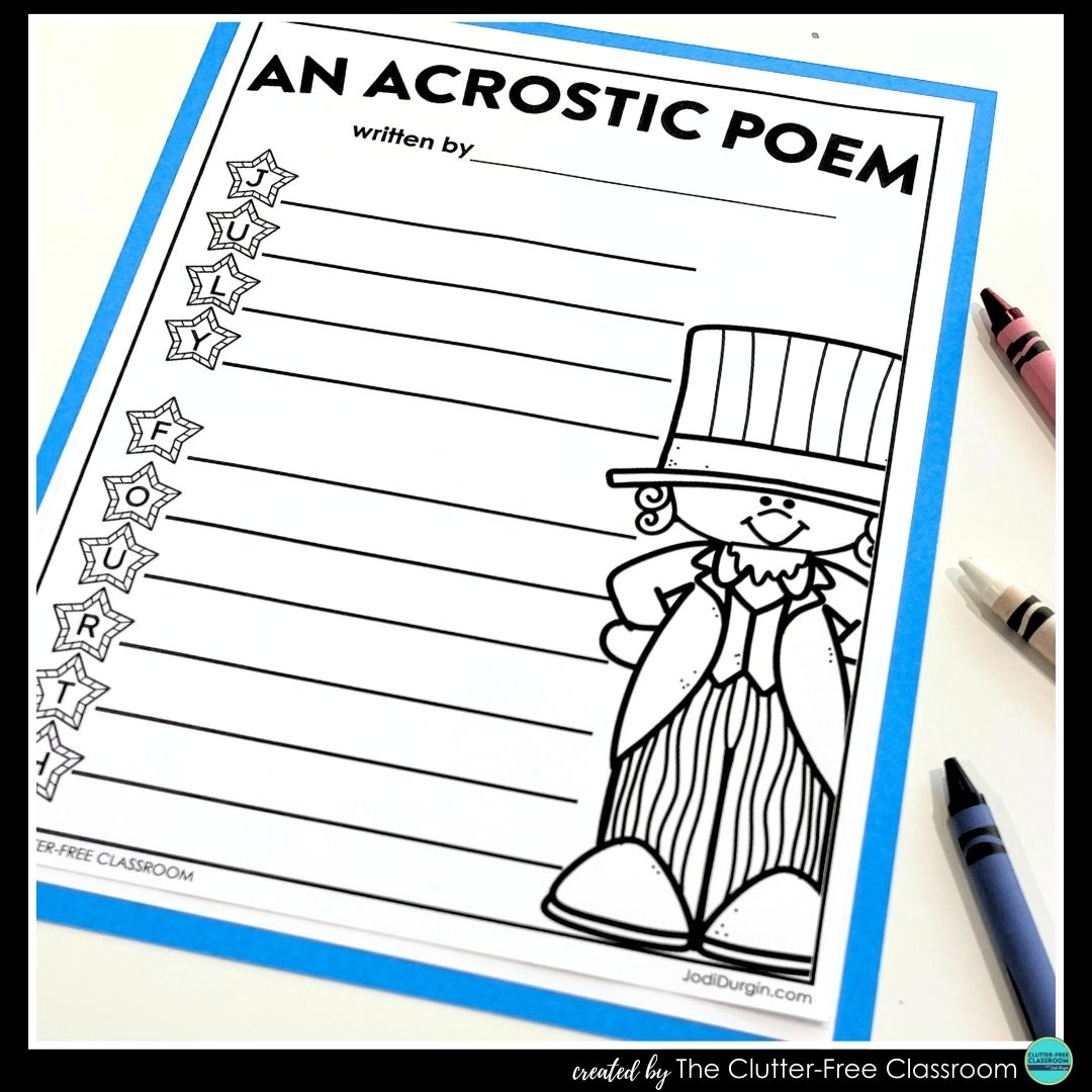4th of July acrostic poem