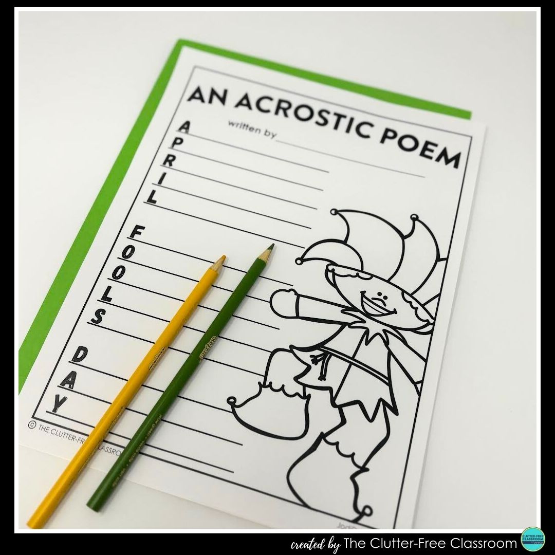 April Fools Day acrostic poem