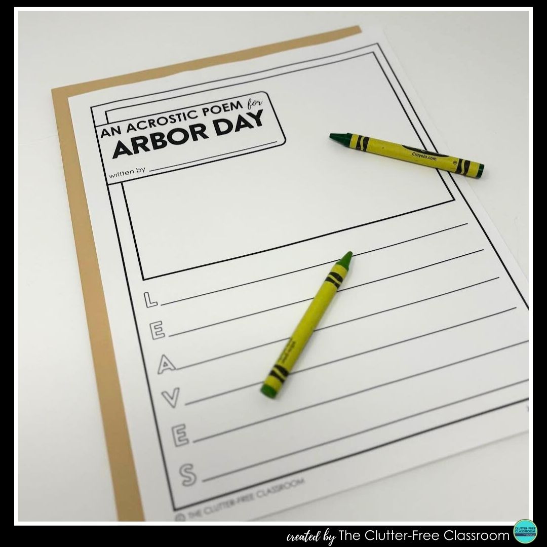 Arbor Day acrostic poem