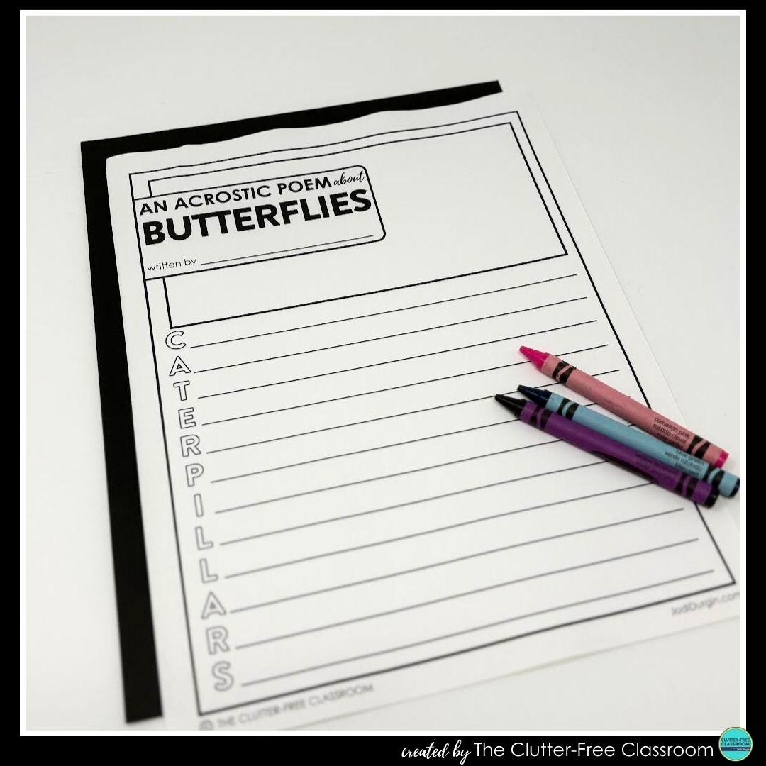 butterfly acrostic poem