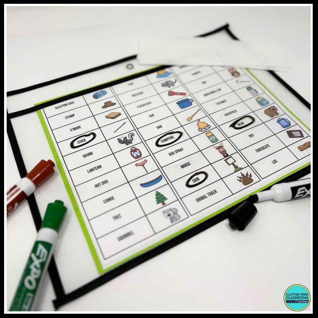 Camping Bingo