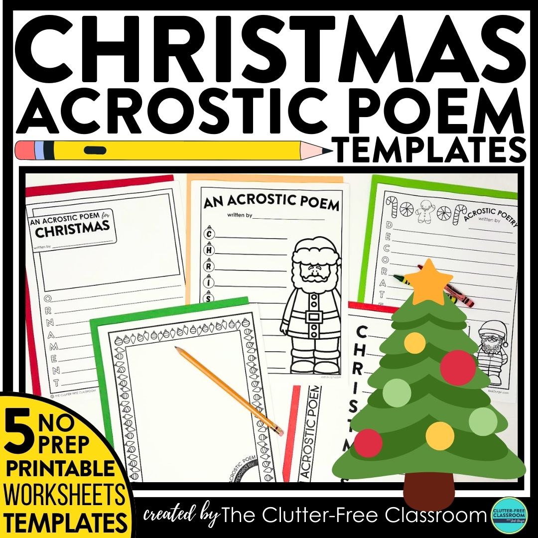 Christmas acrostic poems