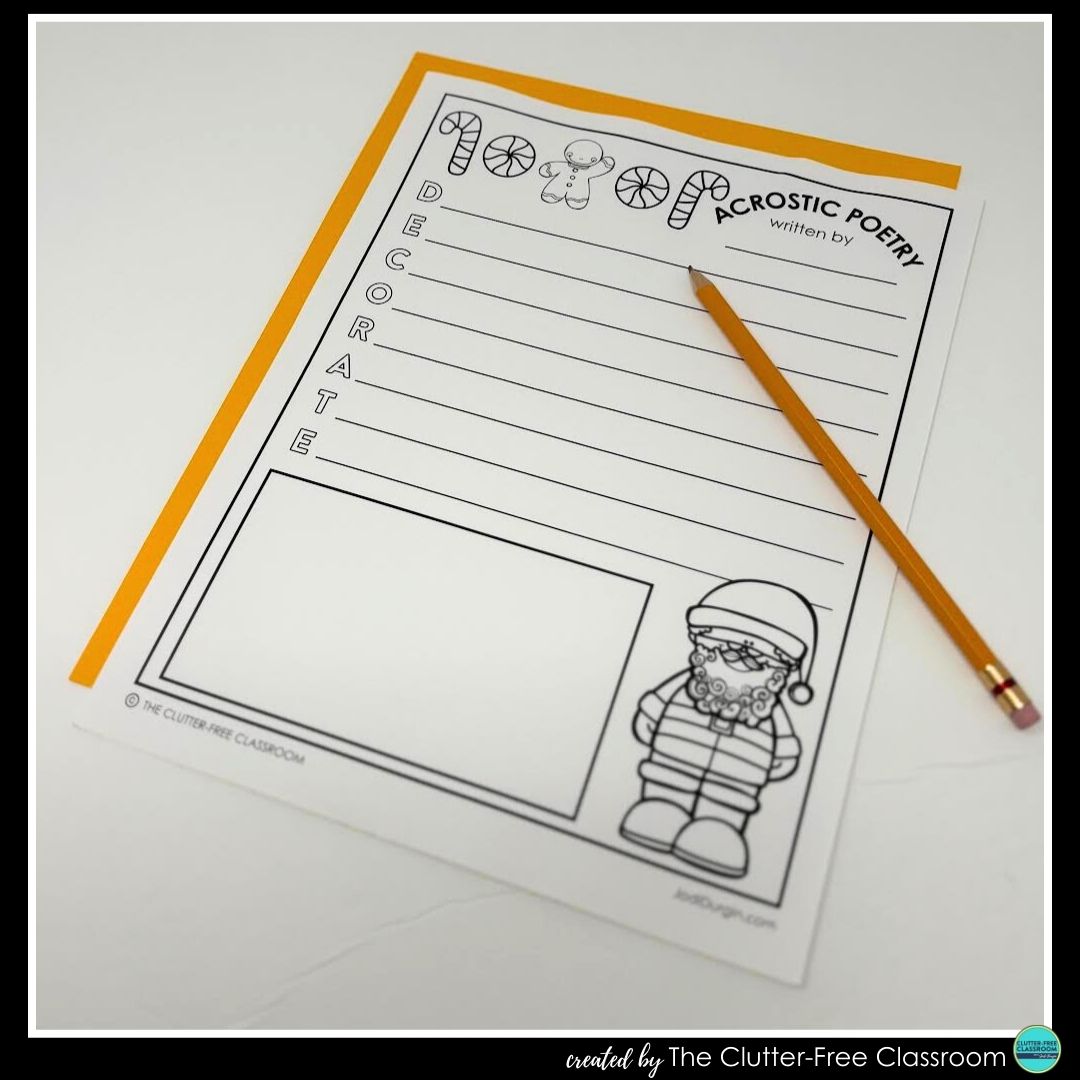 Christmas acrostic poem