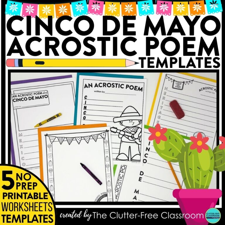Cinco de Mayo acrostic poems